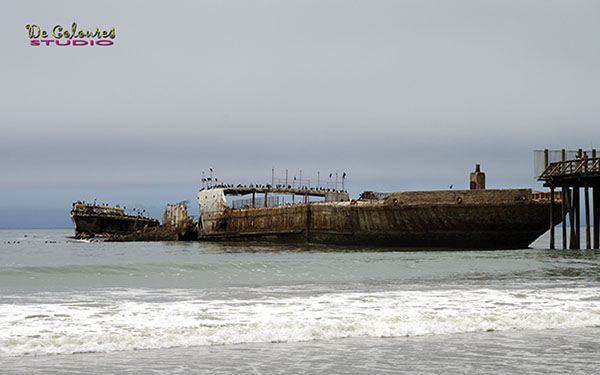 Seacliff Beach Cement Ship