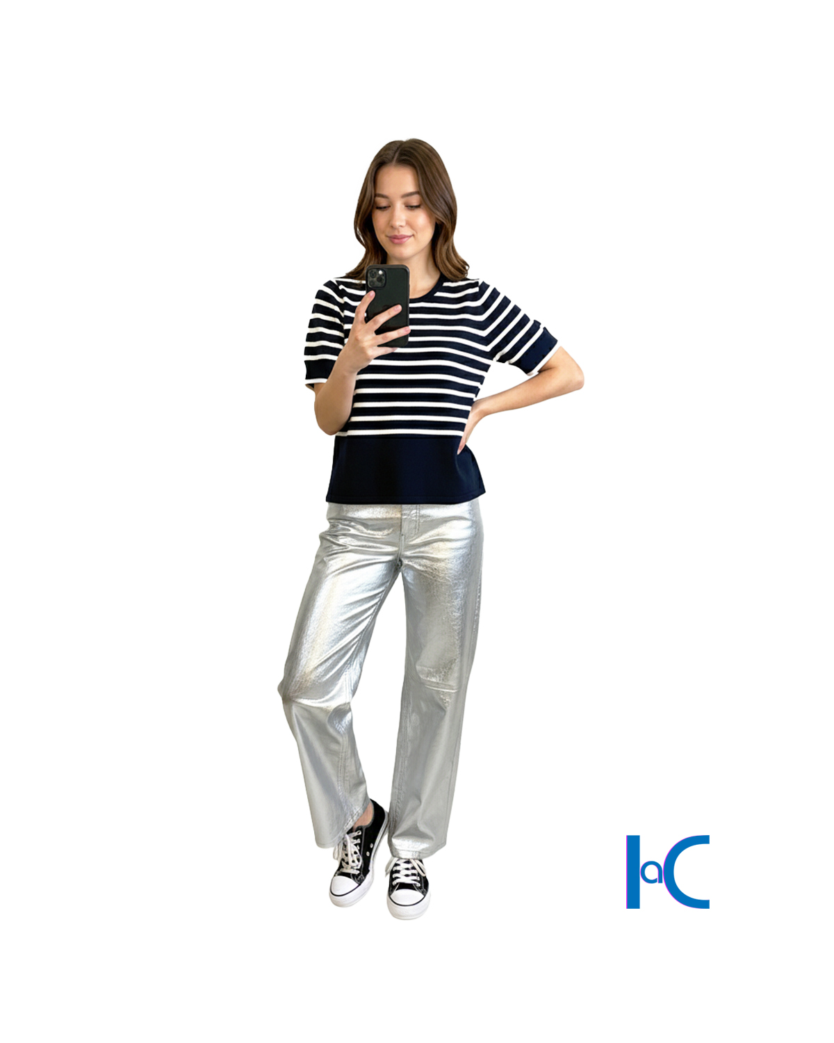 NAVY CLASSIC STRIPE SWEATER