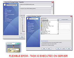 Flexible EPDM - Task is executed on server