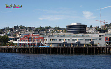 view of Pier 70 from tour boat