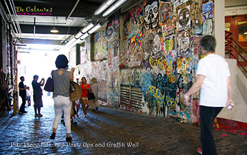 Paste Ups and Graffiti Wall